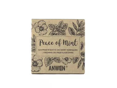 Anwen - Peace Of Mint - Tuhý šampon pro normální a mastící se pokožku hlavy - náhradní náplň - 75 g