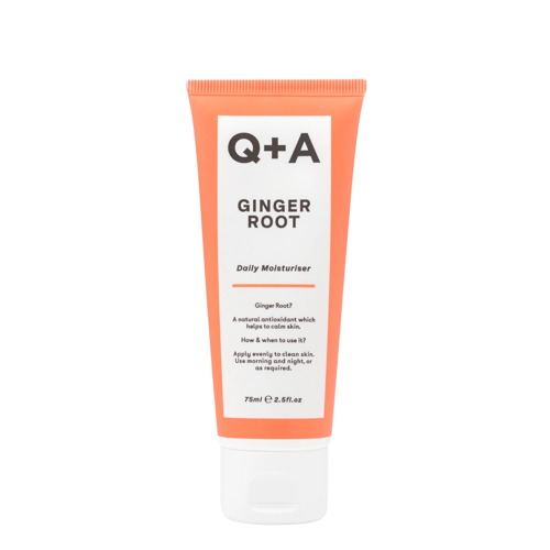 Q+A - Ginger Root - Daily Moisturiser - Antibakteriální pleťový krém se zázvorem - 75 ml
