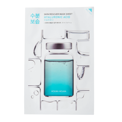 Holika Holika - Skin Rescuer Mask Sheet - Hyaluronic Acid - Hydratační plátýnková maska s kyselinou hyaluronovou - 20 ml