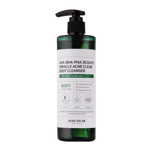 Some by Mi - AHA BHA PHA 30 Days - Miracle Clear Body Cleanser - Sprchový gel s obsahem kyselin - 400 g